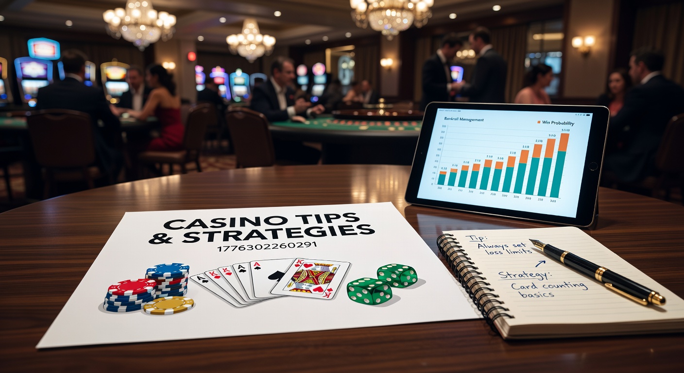 Vibrant casino floor with slot machines and table games buzzing under colorful lights, capturing the energy of strategic play