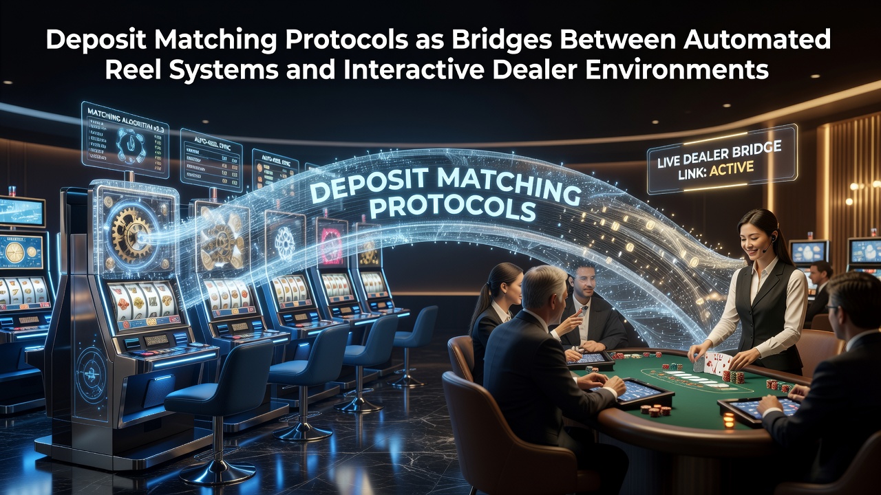 Deposit matching protocols illustrated as a bridge between slot machines and live dealer tables