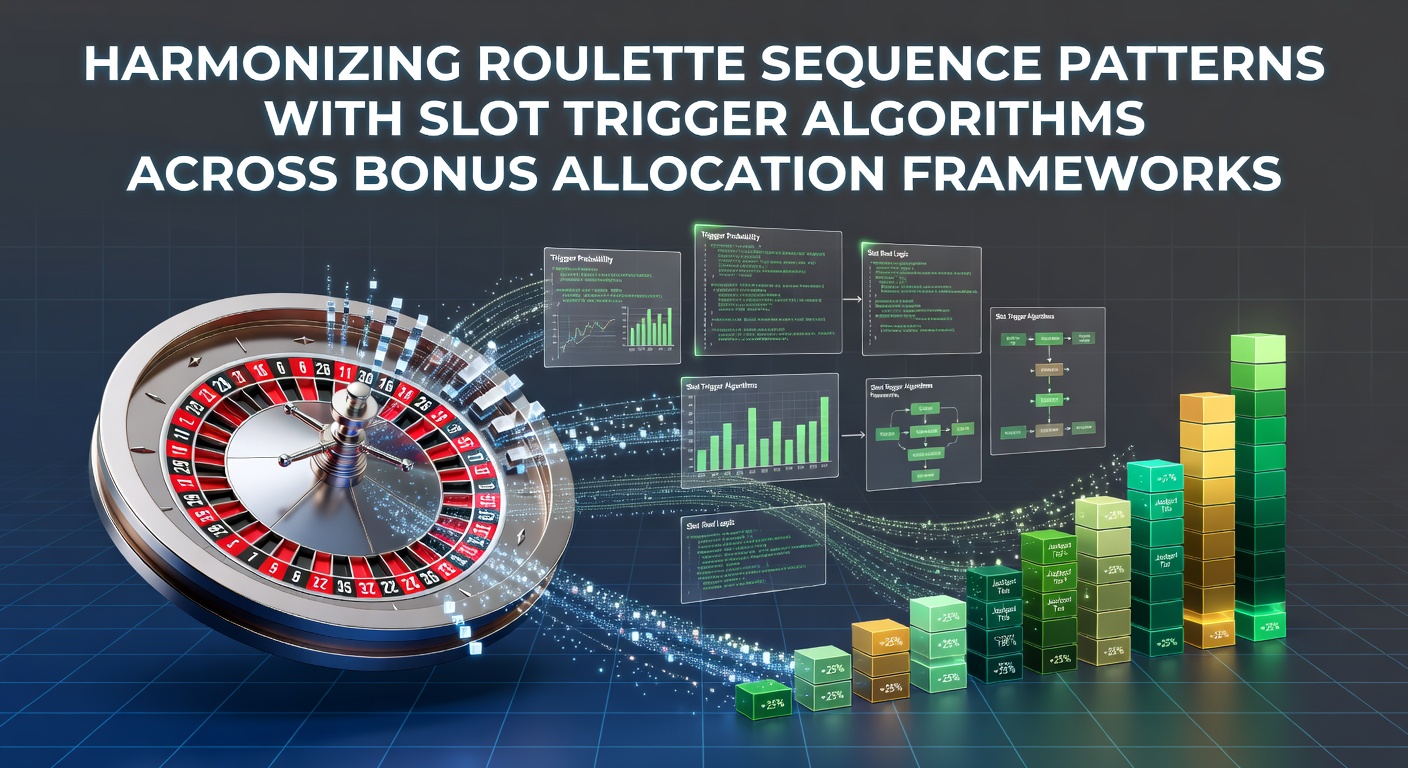 Diagram showing roulette wheel sequences aligned with digital slot reel triggers and bonus distribution pathways